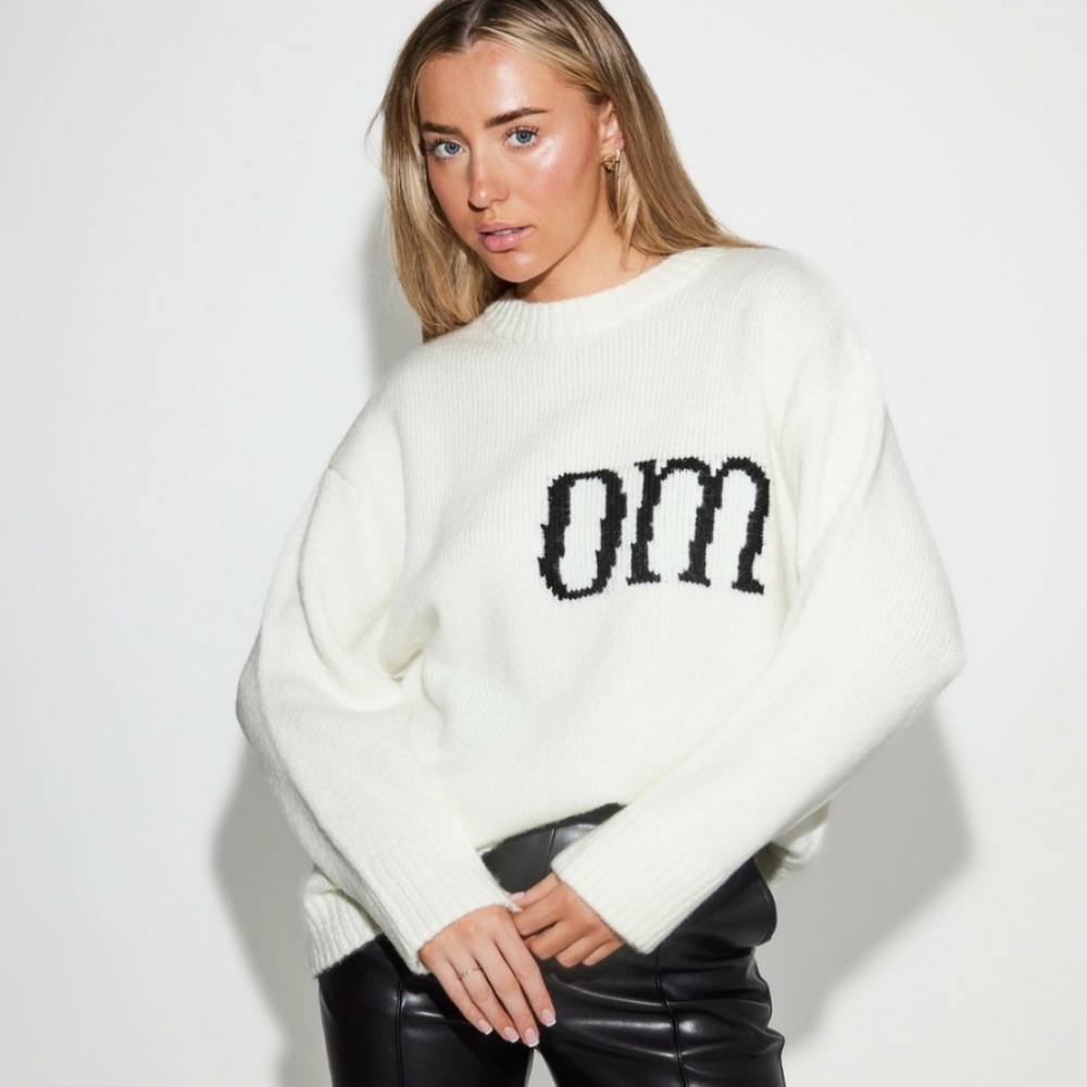 The Ultimate Muse Knitted Jumper White